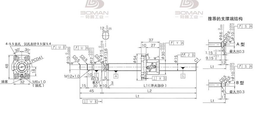 KURODA GP1502DS-BAPR-0300B-C3S 黑田丝杆是哪个国家品牌